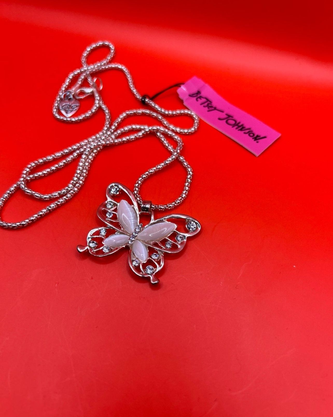 Betsey Johnson Butterfly Necklace