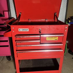 US General 5 Drawer Tool Cart