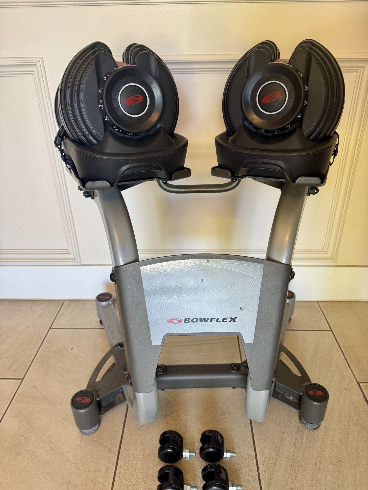 Bowflex 552 Adjustable Dumbbells With Stand
