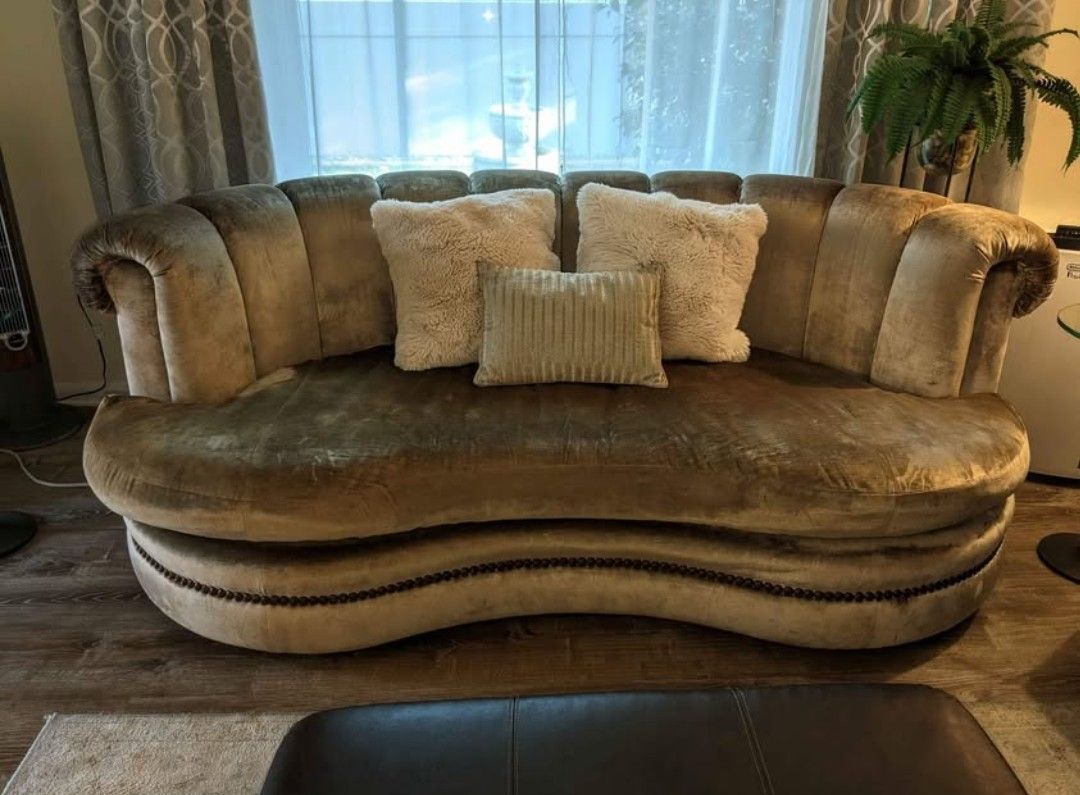 Absolutely Gorgeous Couch Sofa Unique Velvet