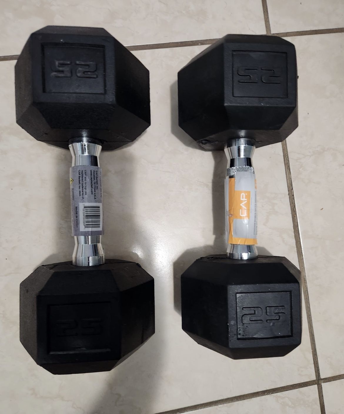 25.lbs X 2 Dumbbell Set