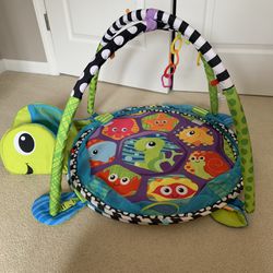 3-in-1 Baby Activity Gym Mat Play Mat Educational Toy Turtle 