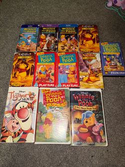 Winnie The Pooh VHS Bundle