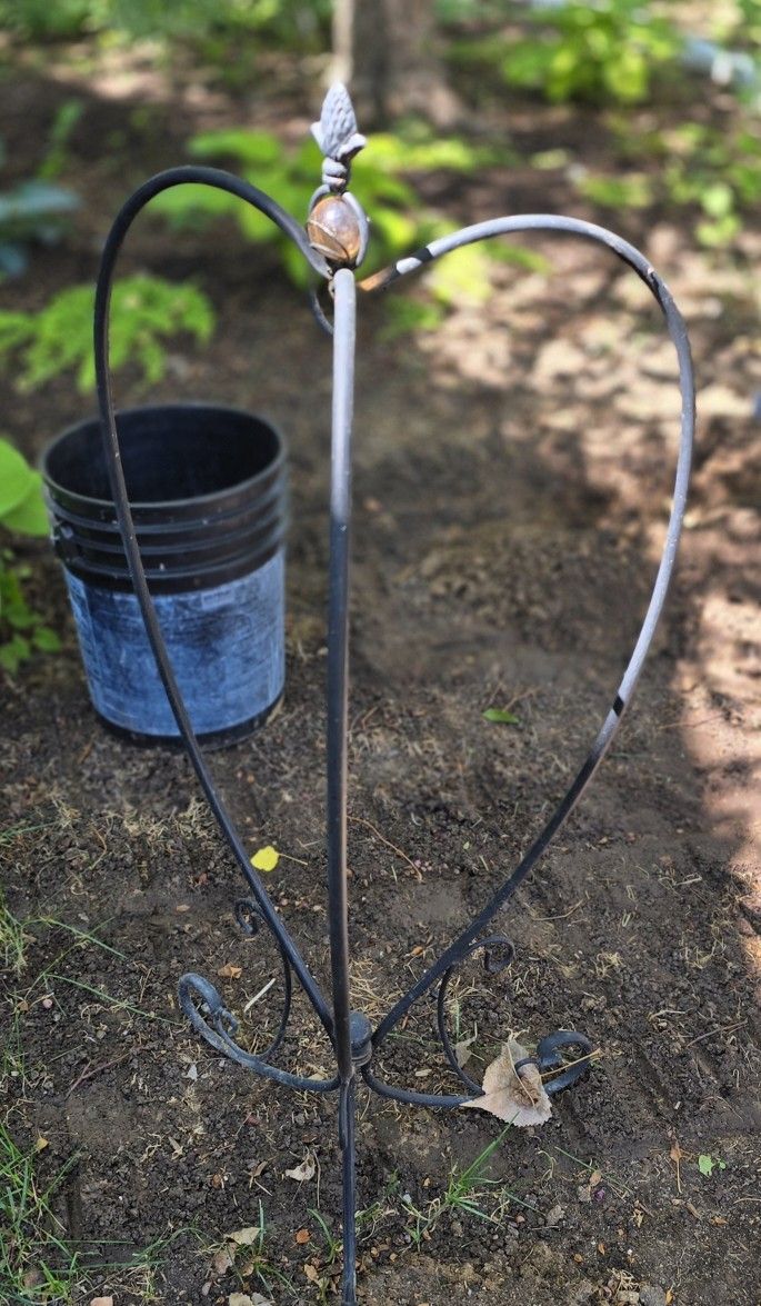 Two Metal Yard Decorations