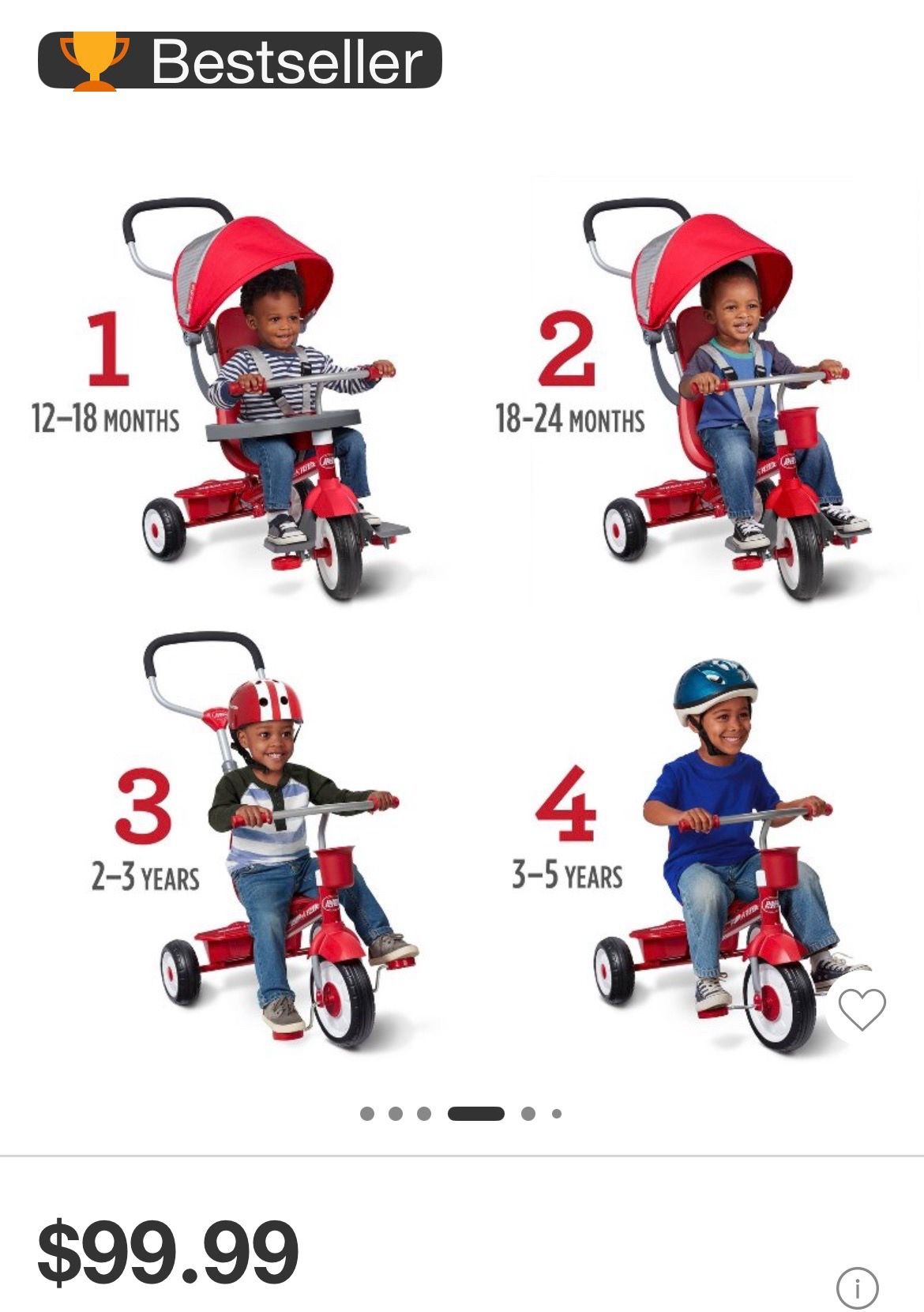4-in-1 Stroller & Tricycle