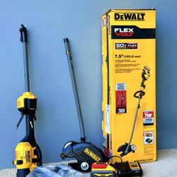 Brand new Dewalt FLEXVOLT 60V MAX 7.5 in. Cordless Battery Powered Attachment Capable Edger Kit with (1) FLEXVOLT 9Ah Battery & Charger