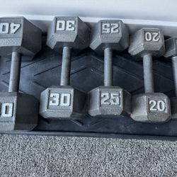 10, 20,25, 30, 40 Lbs Free Weights Individual