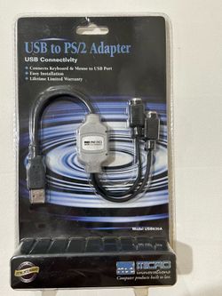 New USB to PS/2 Adapter