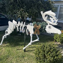 Nightmare Before Christmas Deer Skelton 