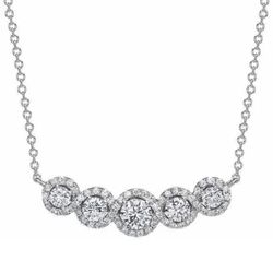 Luxury Women 925 Silver Filled Pendant Necklace