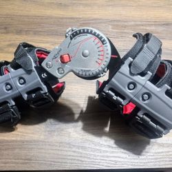 DonJoy Child Adjustable Red Right Leg Knee Brace With Velcro Scraps 