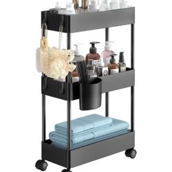 Brand New Slim Storage Cart With Wheels 