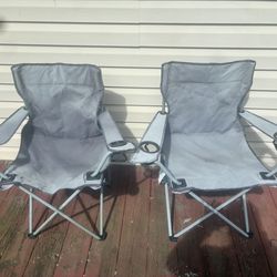 Two nice fold up chairs