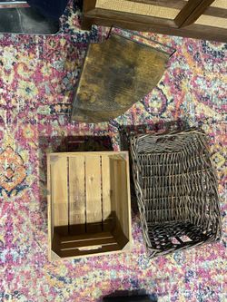 Three Storage Bins