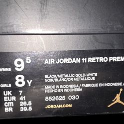 Air Jordan Size 9.5 Women 