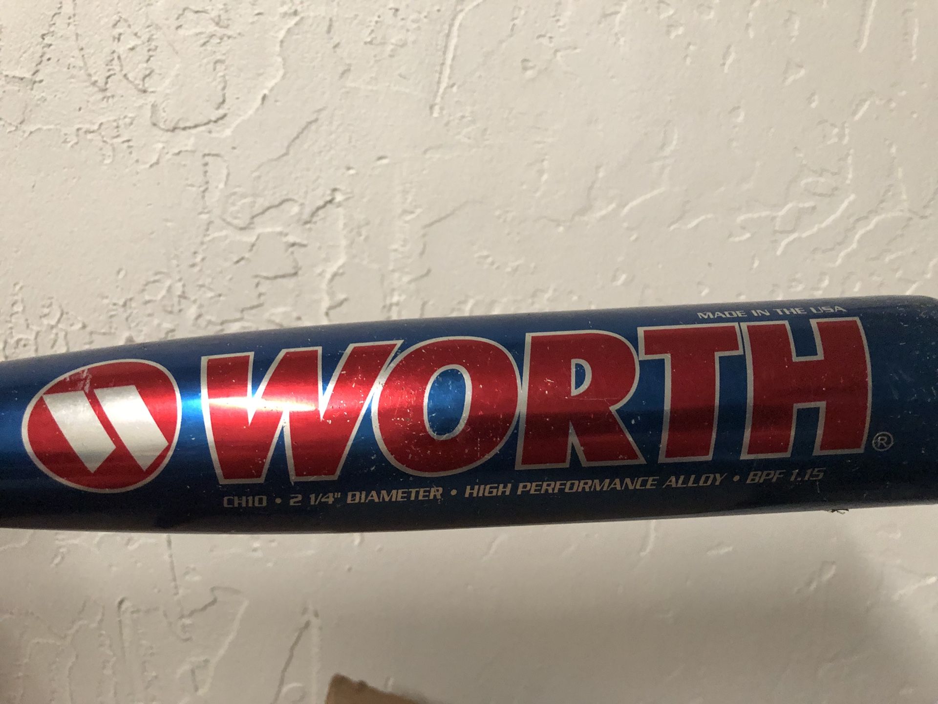 Worth size 30/20 Kids Baseball Bat