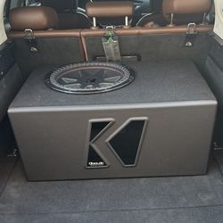 15 Inch Kicker custom-made box