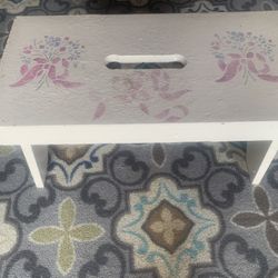 Hand Painted Step Stool