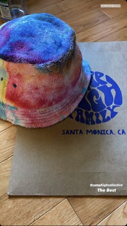 Camp High Psychedelic Hand Die Bucket Hat