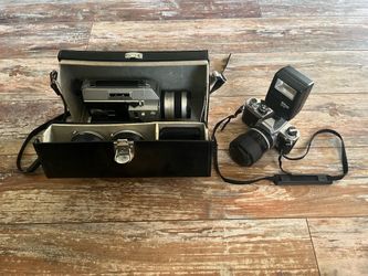Cannon Super 8 Camcorder & Nikon 35mm SLR w/ Lens