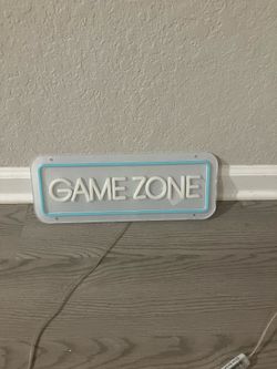 LED Game Zone Sign