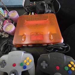 Funtastic Fire Orange Nintendo 64 System