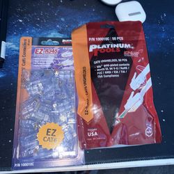 Cat6 pass thru connecters