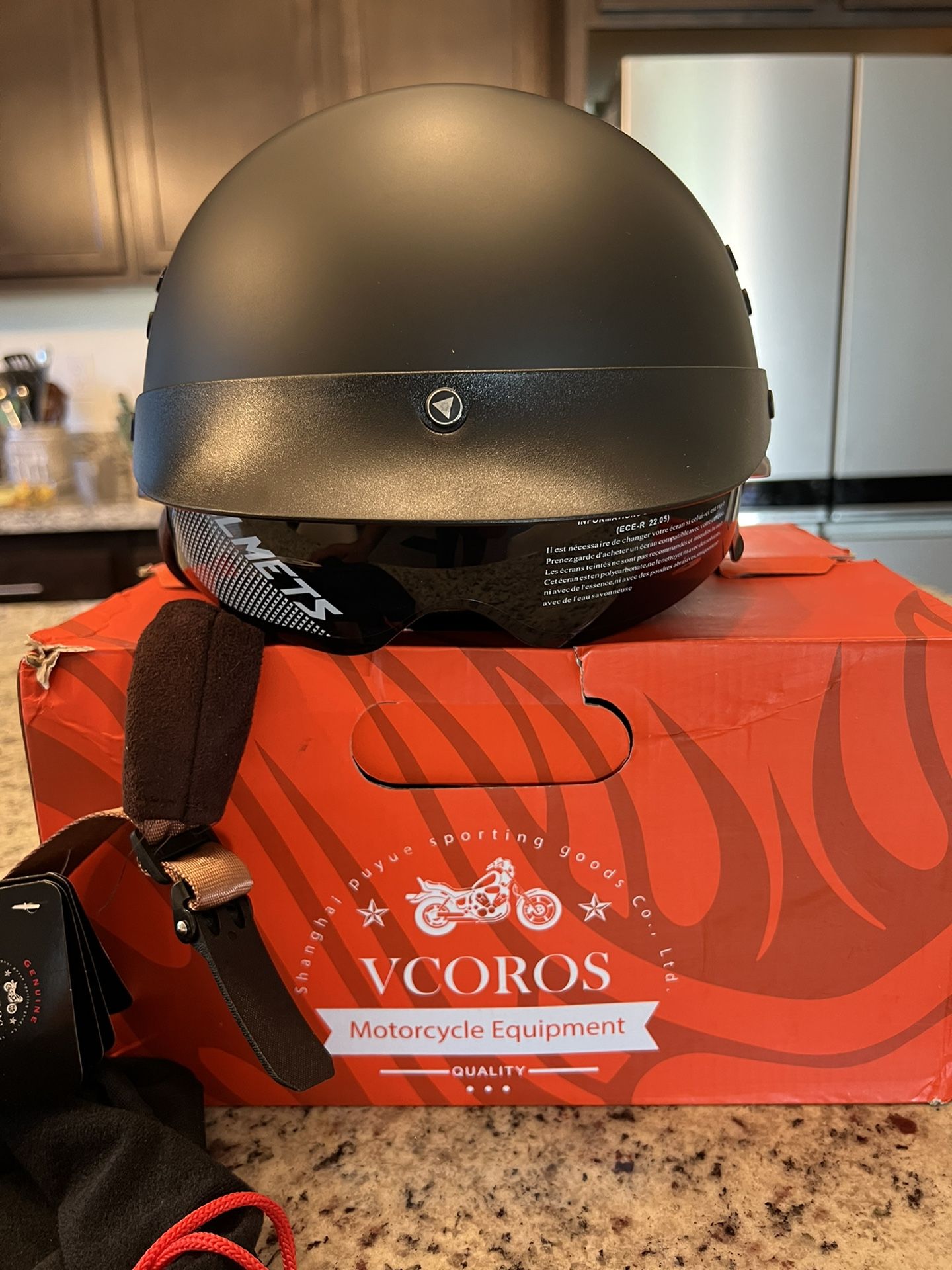 blue womens motorcycle half helmet with flowers Voss 707Frp Black Skull And Rose Peak Smallest D.O.T. Hot Leathers HLD1041 Gloss Black