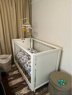 Pottery Barn Sloan Acrylic Convertible Crib