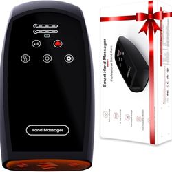 Hand Massager with Heat and Compression，Cordless Hand Massager for Arthritis and Carpal Tunnel，Pressure Point Therapy for Arthritis, Pain Relief and C