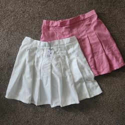 Charlotte Russe New Pink And White Skirt Size XL