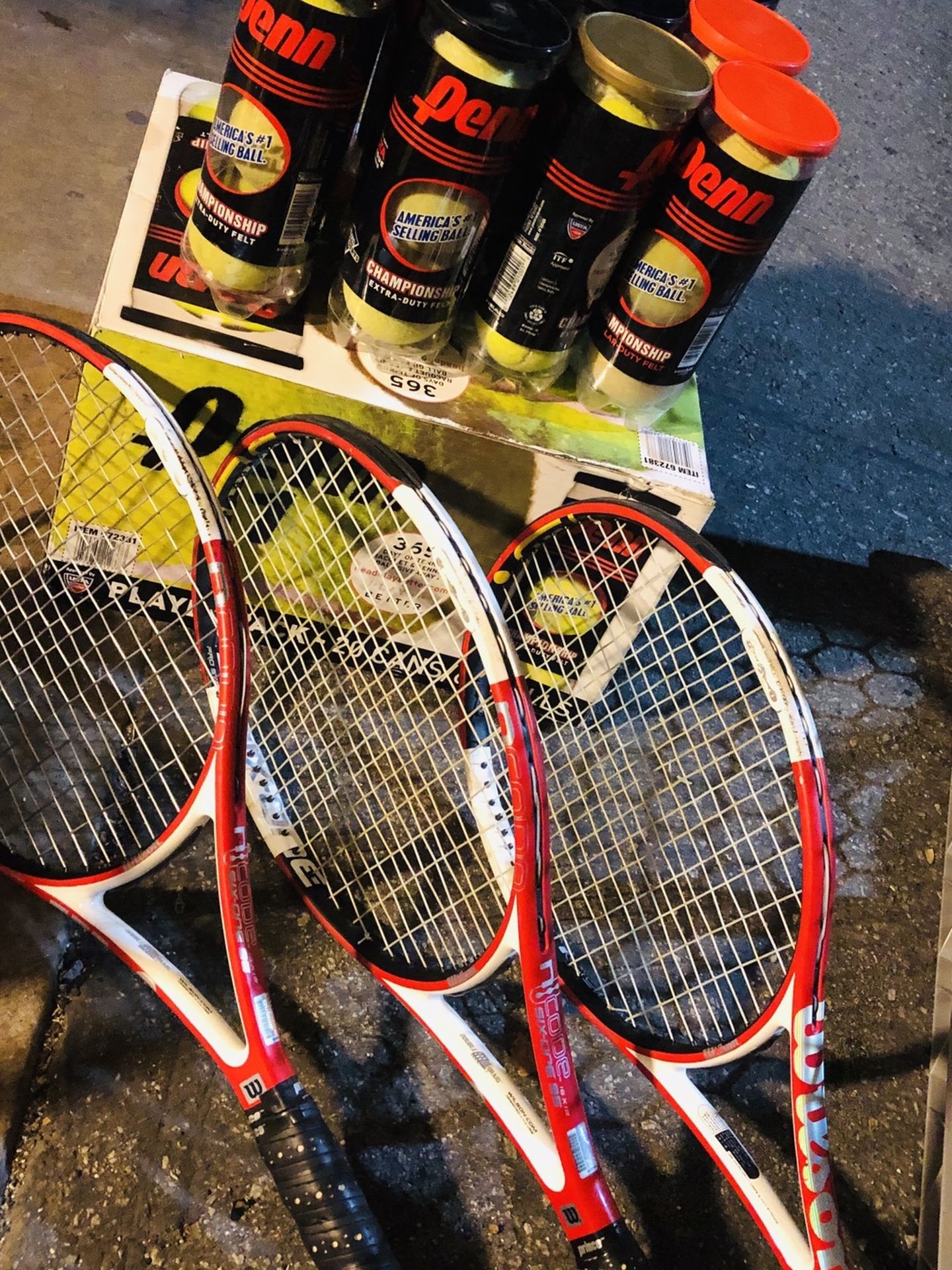 Tennis Rackets And Balls