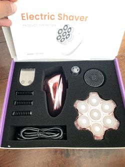 5-in-1 Electric Razors for Women, 7D Magnetic Heads Full Body Shaver, Waterproof Wet Dry Hair Remover with LED Display, Rechargeable Bikini Trimmer fo