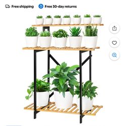 3 Tier Bamboo Plant Stand
