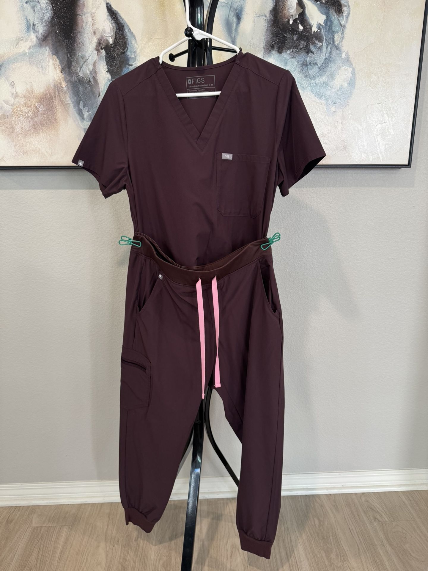 Figs Scrubs Top & Bottom Set