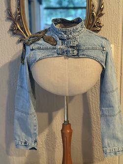 Cropped Top Jean Jacket