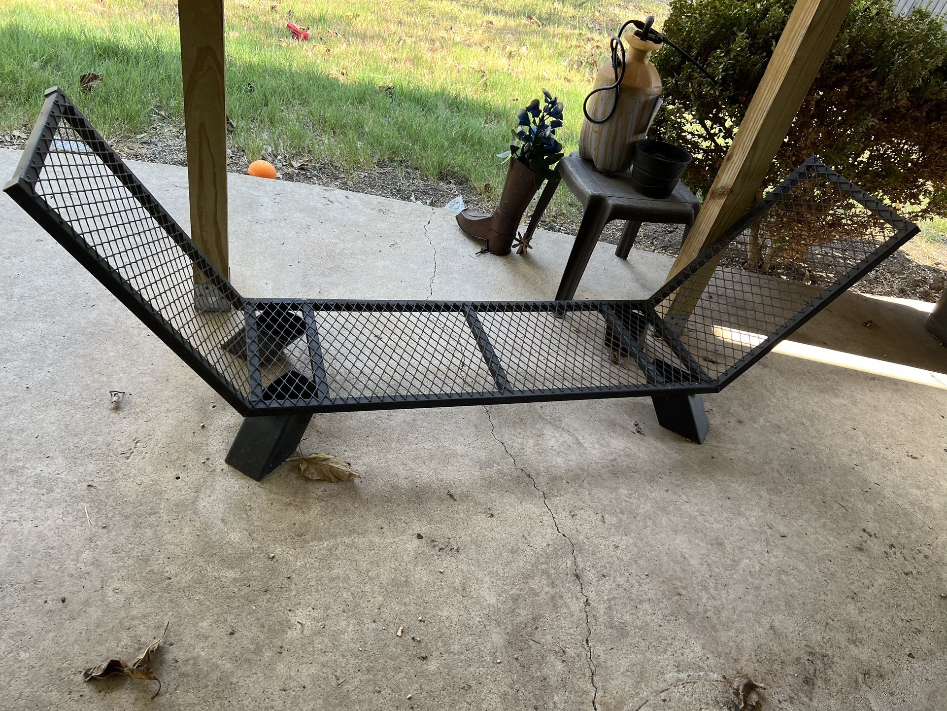 Large Steel Firewood Rack Built To Last EUC for Sale in San Antonio, TX OfferUp