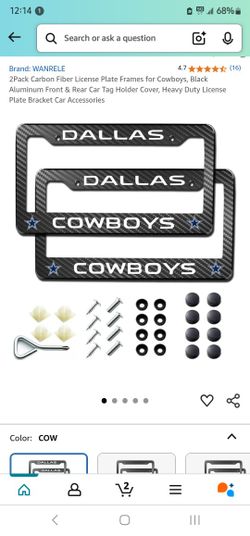 Brand: WANRELE
4.7
4.7 out of 5 stars
(16)
2Pack Carbon Fiber License Plate 