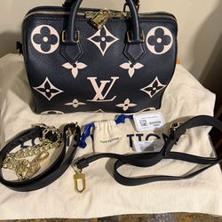 Louis Vuitton Speedy 25 Bicolor Bandouliere