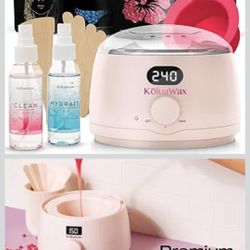 KoluaWax Premium Waxing Kit for Women - Beginner Friendly - Complete Wax Kit With Wax Beads