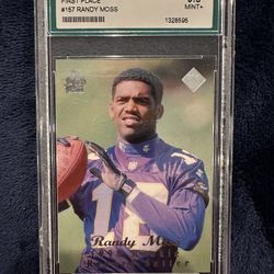 1998 Collector's Edge 1st Place Randy Moss #157 Record Setter Rookie