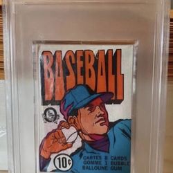 Vintage baseball Wax Packs- PSA Graded 