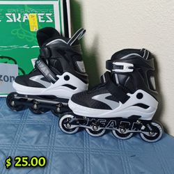 Jifar Inline Skates Black/white Color (M)