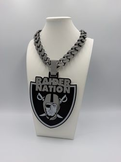 3D printed Football Hype chain/ Raiders Hype chain/ Raider Nation Fan Gear