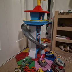 Paw Patrol Tower With Cars