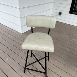 Pottery Barn Maison Leather Bar & Counter Stool