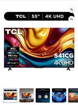 (55' tcl series 4k smart google tv)