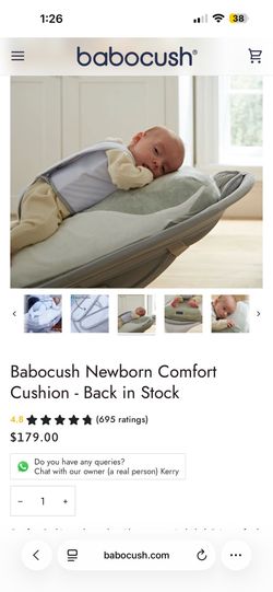 Babocush Newborn Comfort Cushion