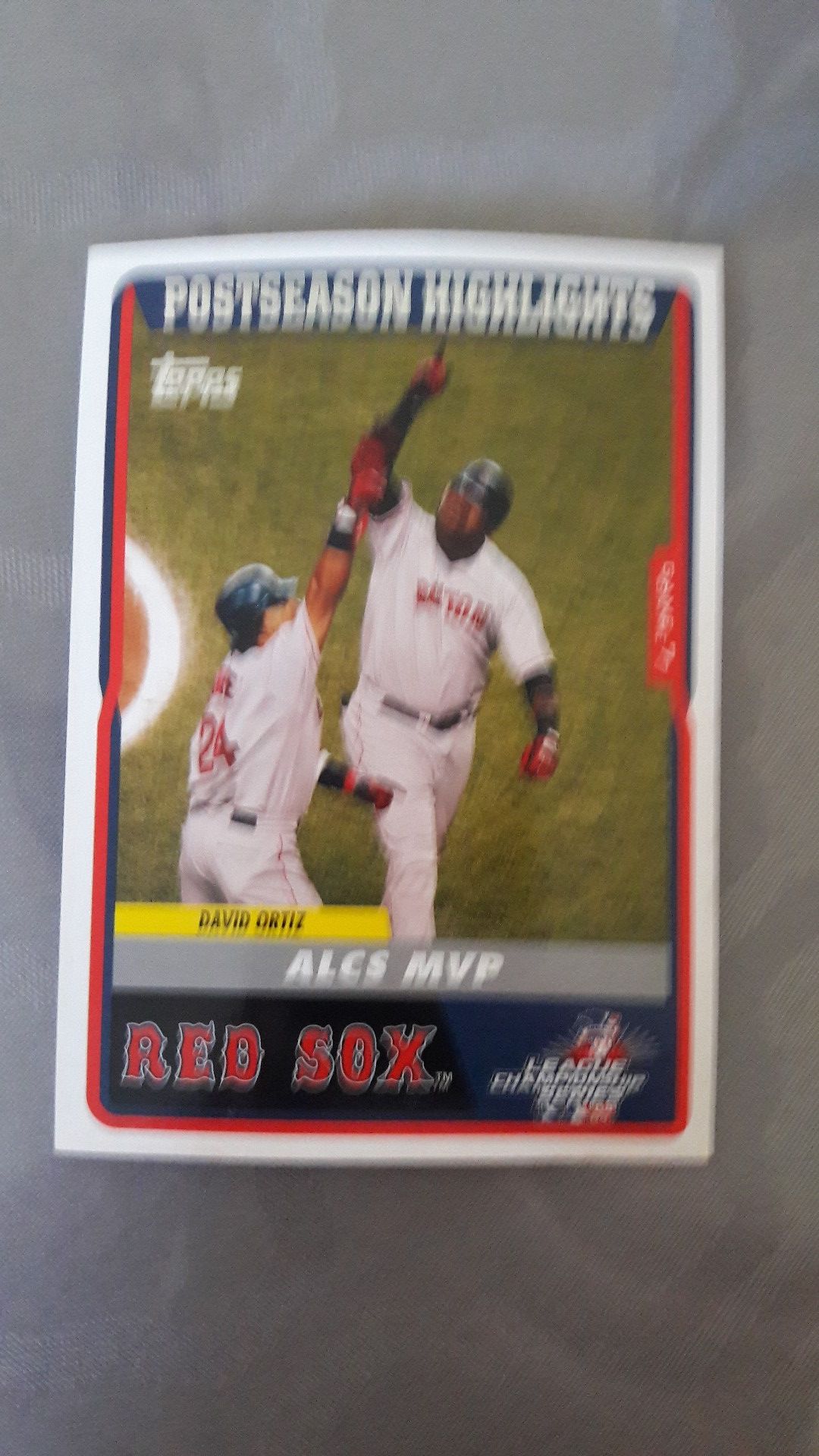 Red Sox David Ortiz 2004 Topps Baseball Card Number 50