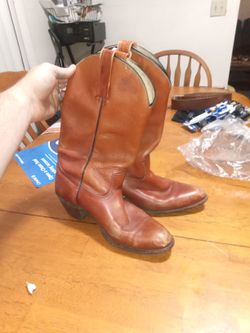 Vintage Made In USA Fry cowboy Boots